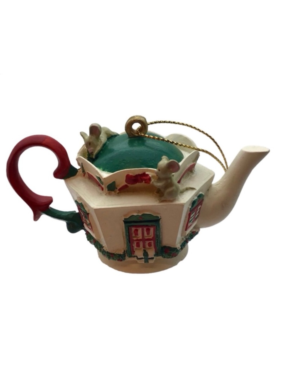Enesco 1989 “Tea for Two” Christmas Ornament